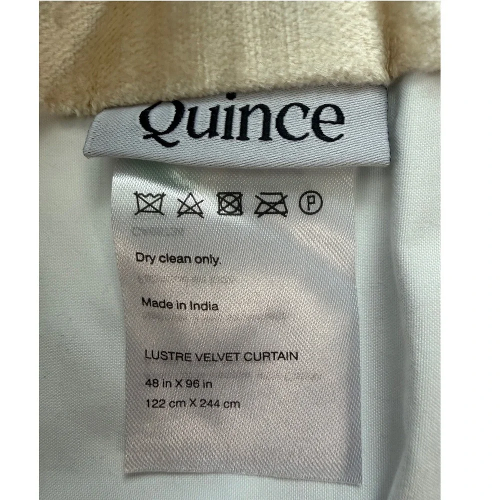Quince Lustre Velvet Curtain Panel 48x96 Champagne Room‎ Darening Drape Luxury